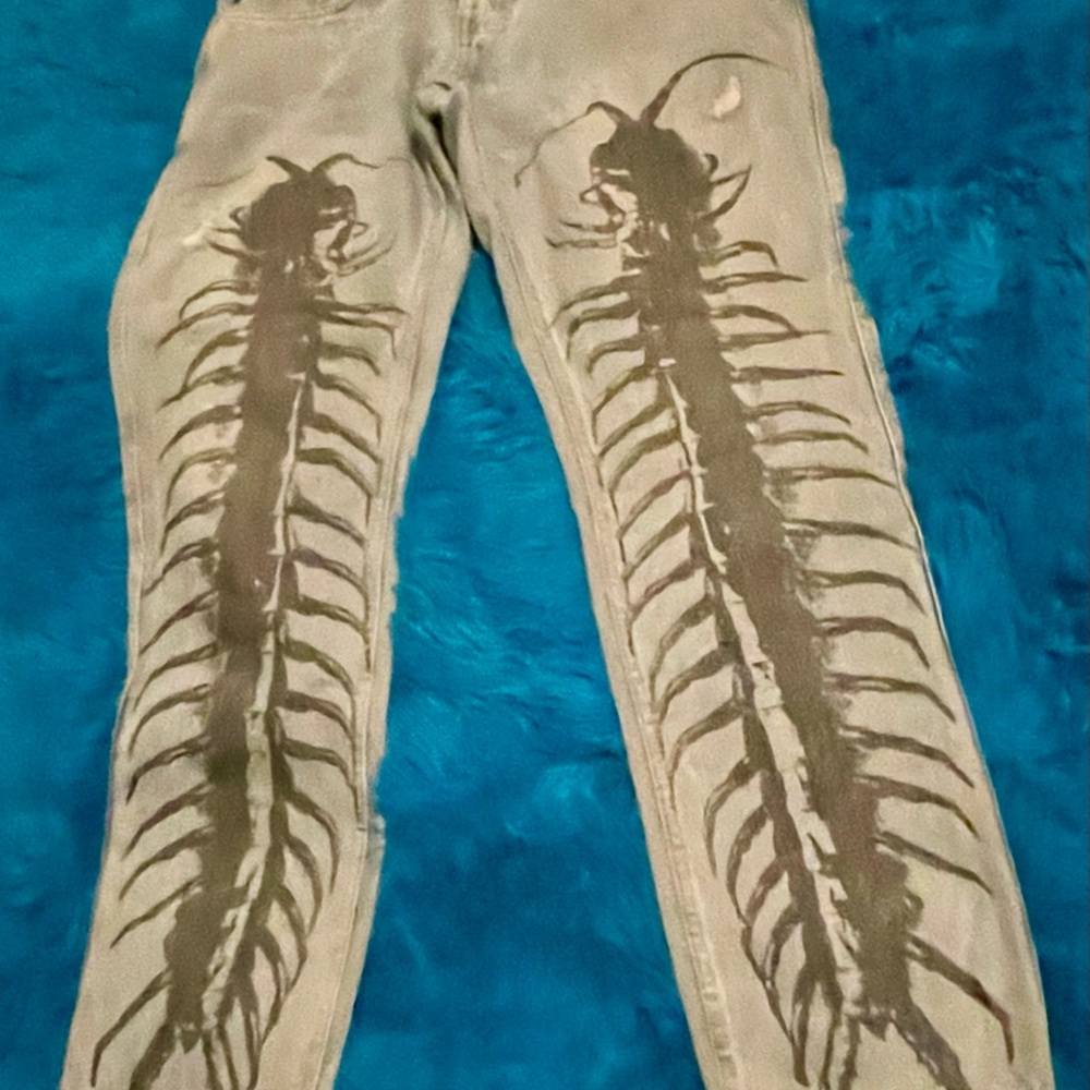 Pleasures Crawler centipede jeans 30